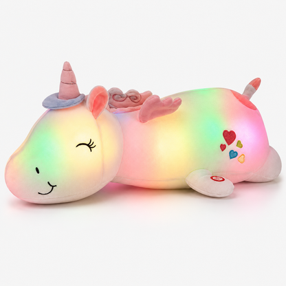 Plush Night Light Rainbow LED Cozy Sleep Toy