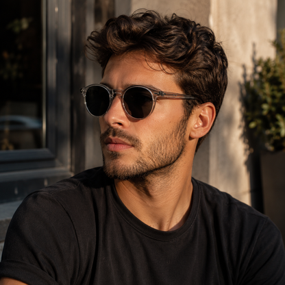 Ochelari de soare polarizați protecție UV sport rotunzi retro