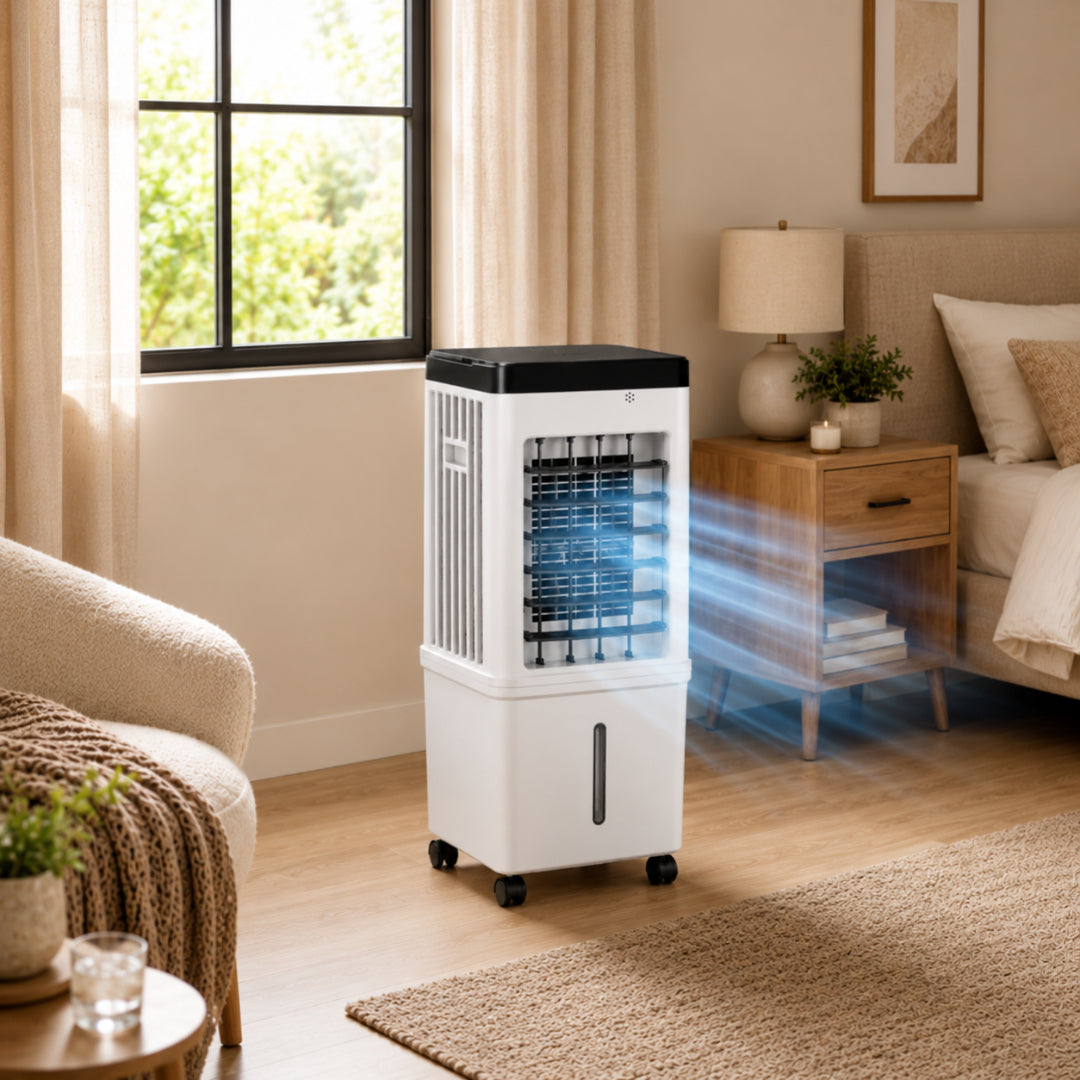 Condizionatore d'aria portatile 12000 BTU raffreddamento evaporativo compatto