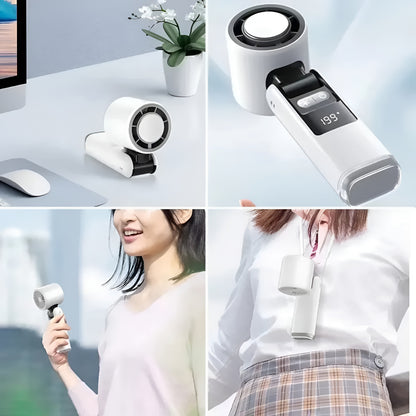 Tragbarer Handventilator USB Wiederaufladbar Reiseventilator