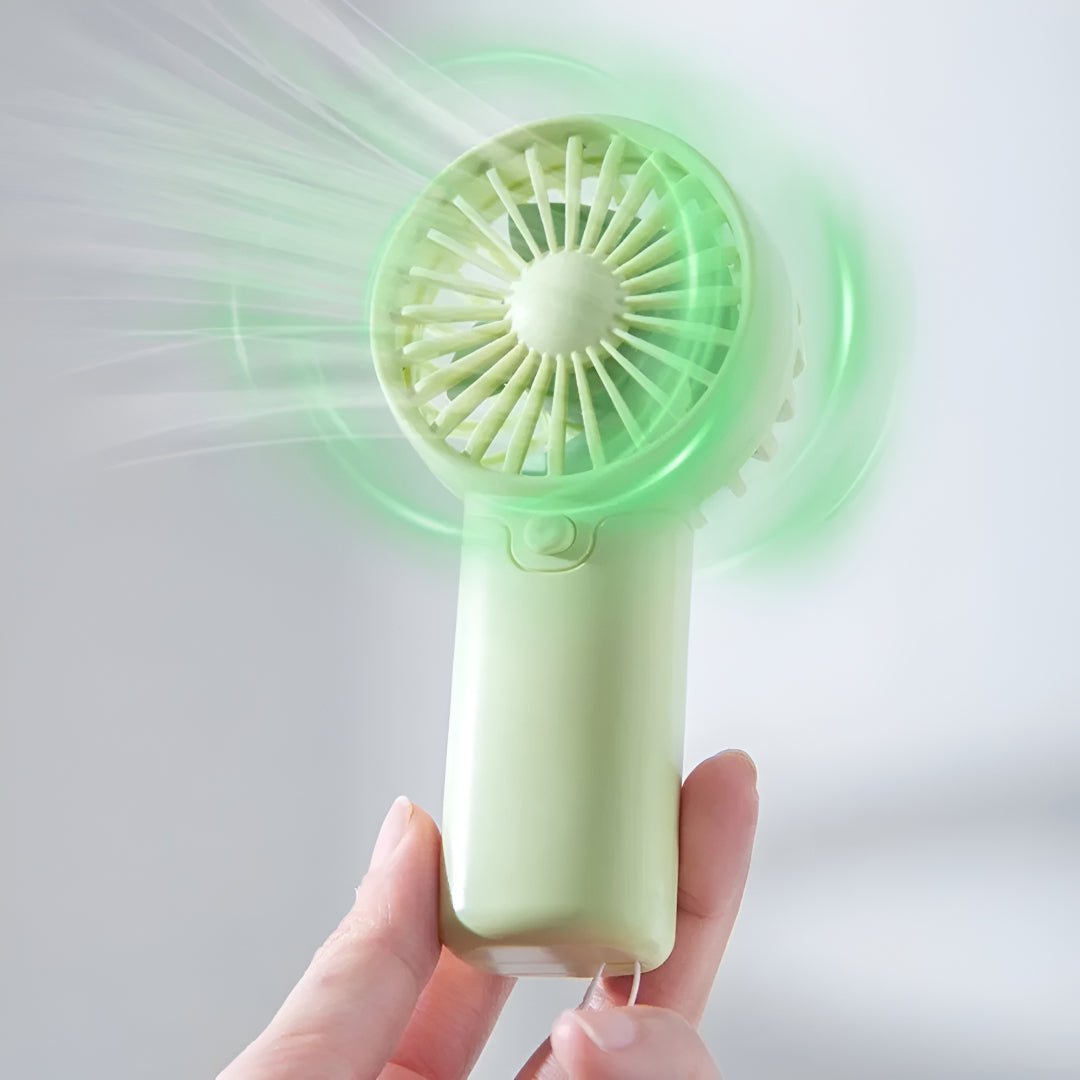 Ventilator portabil mini cu baterie, ventilator de răcire portabil pentru călătorii