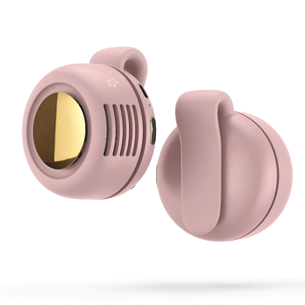 Ventilador portátil portátil manos libres con clip para cintura enfriador
