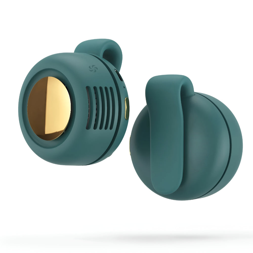 Ventilador portátil portátil manos libres con clip para cintura enfriador