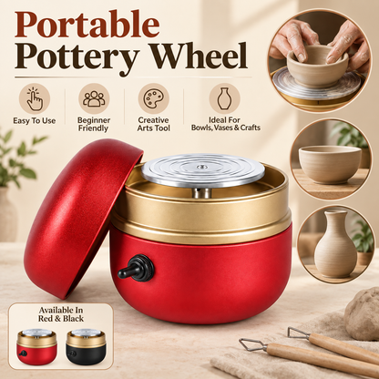 Tornio per ceramica portatile, strumento compatto per arti creative