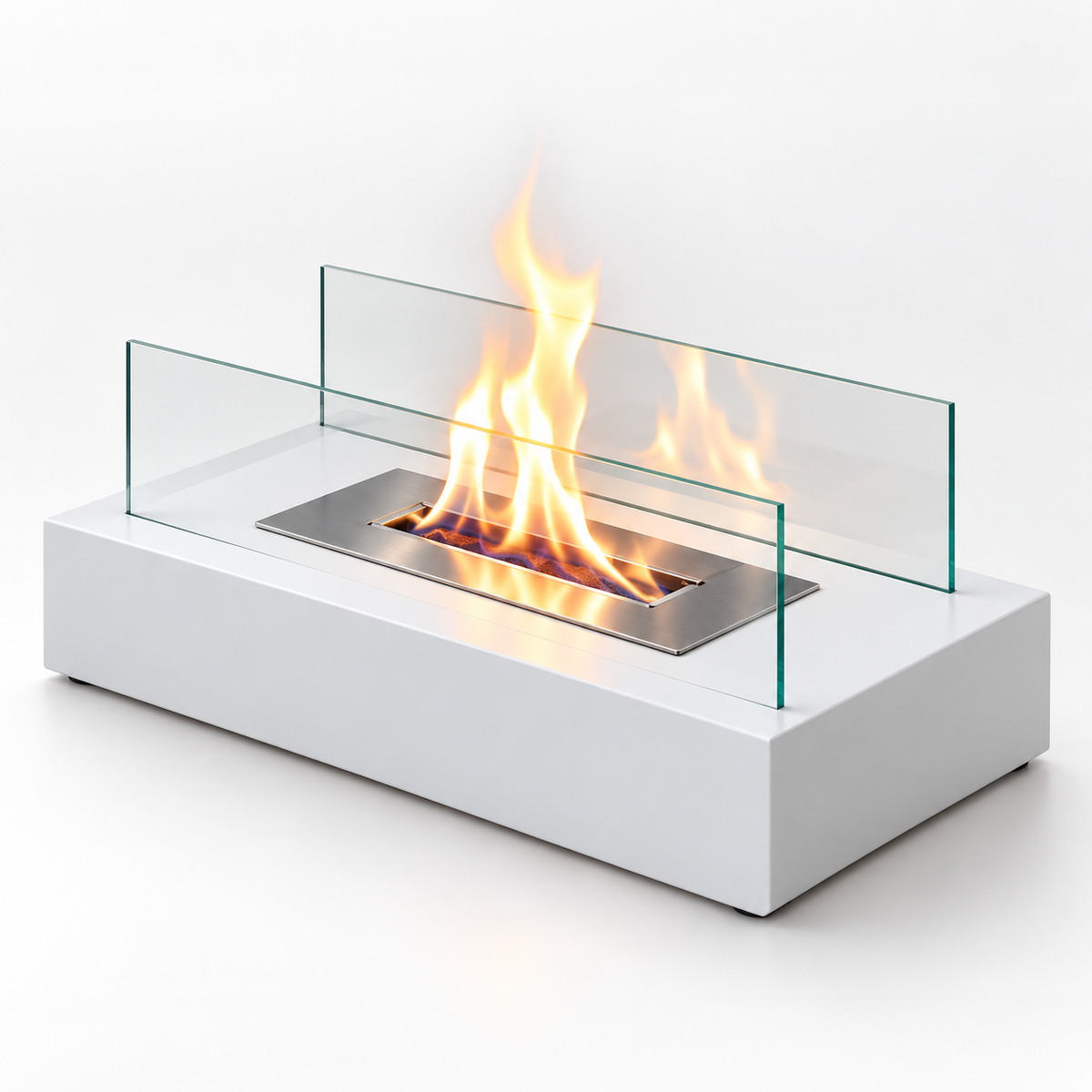 Portable Tabletop Fireplace Modern Indoor Decor Home