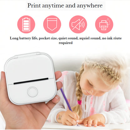 Impresora térmica portátil dispositivo de etiquetas y fotos de bolsillo con Bluetooth