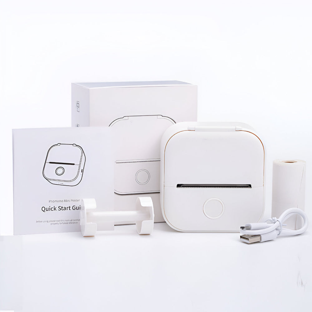 Impresora térmica portátil dispositivo de etiquetas y fotos de bolsillo con Bluetooth