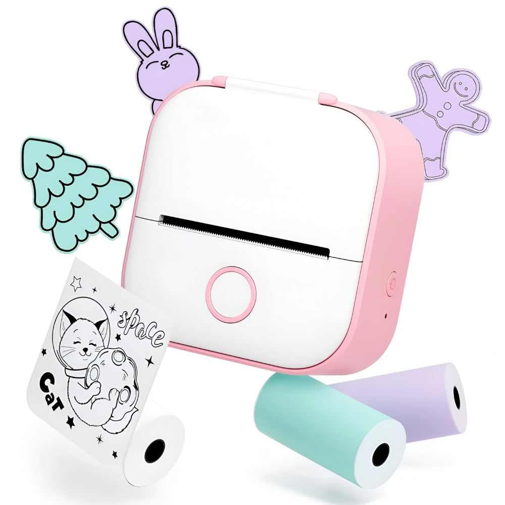 Impresora térmica portátil dispositivo de etiquetas y fotos de bolsillo con Bluetooth