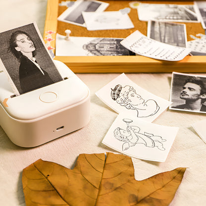 Impresora térmica portátil dispositivo de etiquetas y fotos de bolsillo con Bluetooth
