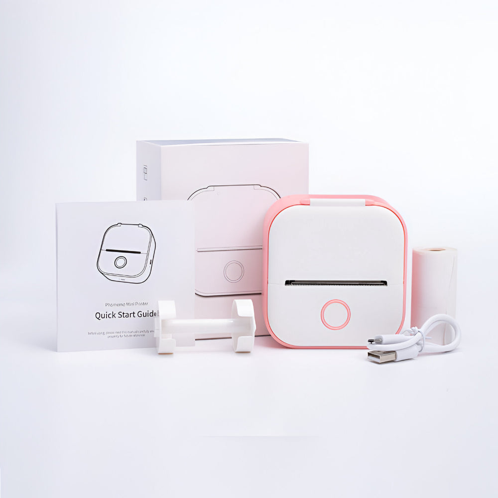 Impresora térmica portátil dispositivo de etiquetas y fotos de bolsillo con Bluetooth