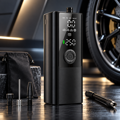 Portable Tyre Inflator Car Electric Pump Digital Display