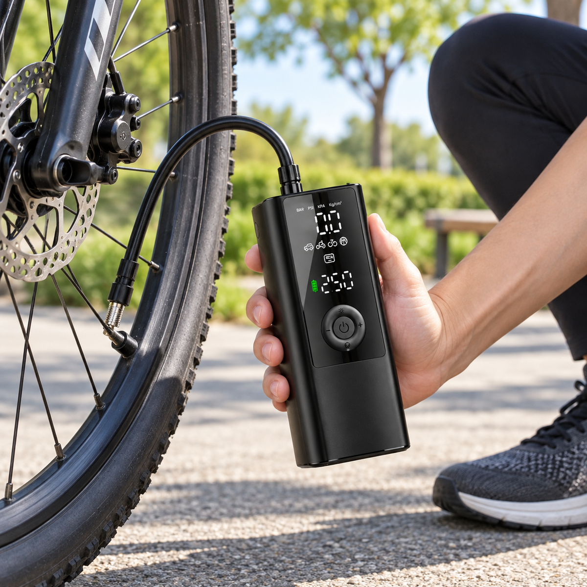 Portable Tyre Inflator Car Electric Pump Digital Display
