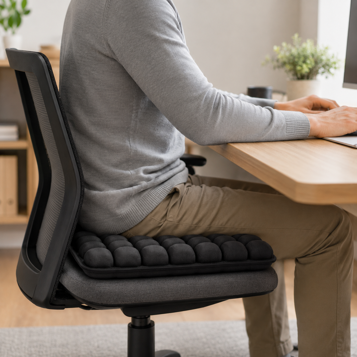 Portable Air Cushion Inflatable Seat Comfort Support