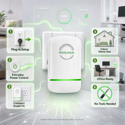 Dispositivo Ahorrador de Energía Enchufe de Control de Voltaje para el Hogar