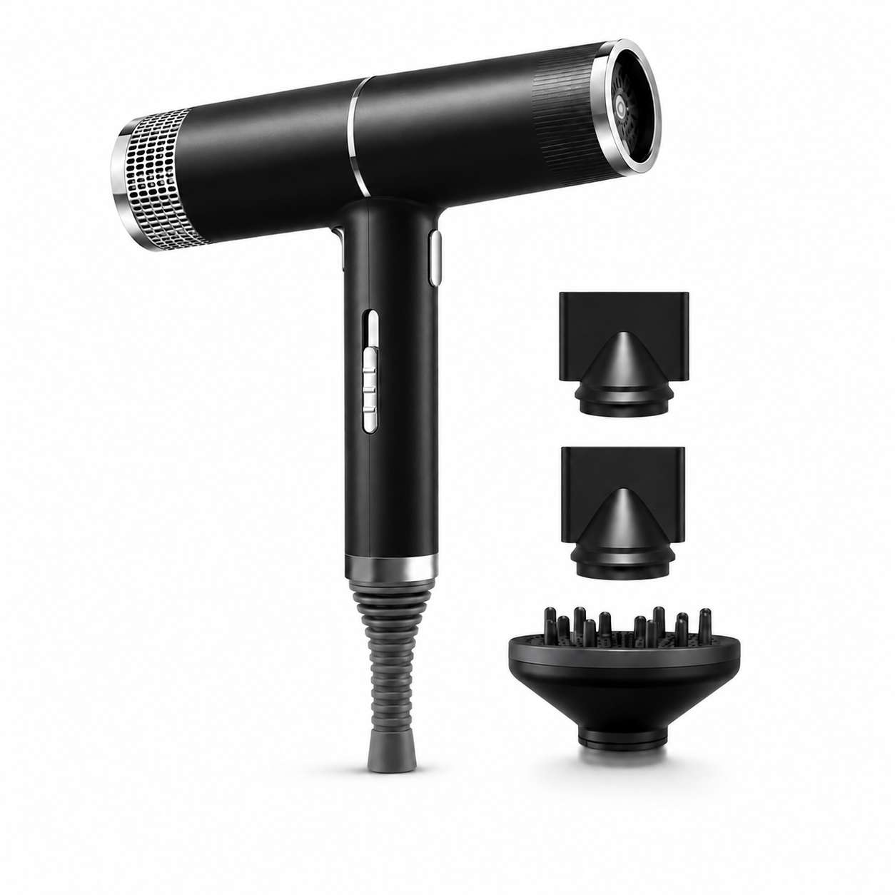 Secador de cabelo profissional leve, de alta velocidade e design compacto