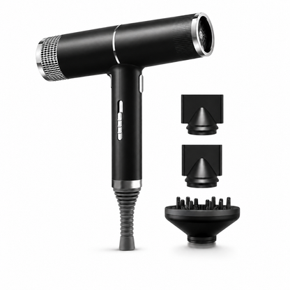 Secador de cabelo profissional leve, de alta velocidade e design compacto