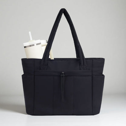 Mala de Senhora Tote Acolchoada Manga para Portátil Organizador de Viagem
