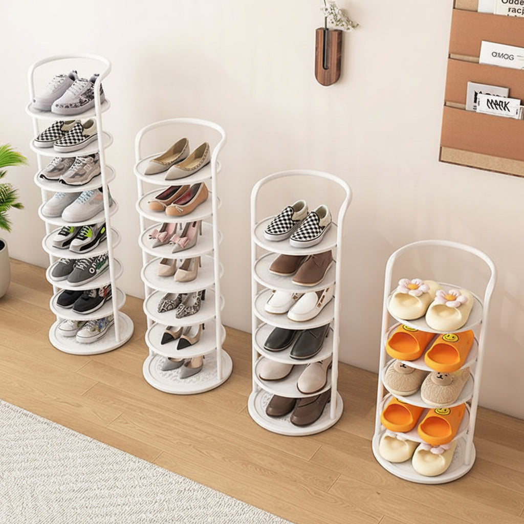 Schuhregal Vertikale Aufbewahrung Metall Organizer Flur Schrank
