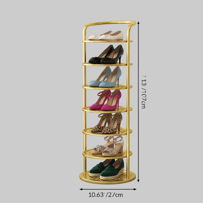 Schuhregal Vertikale Aufbewahrung Metall Organizer Flur Schrank