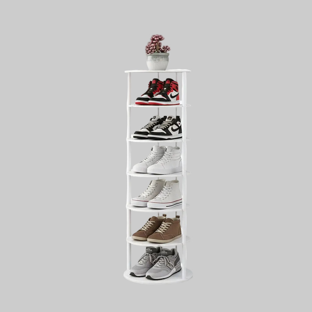 Schuhregal Vertikale Aufbewahrung Metall Organizer Flur Schrank