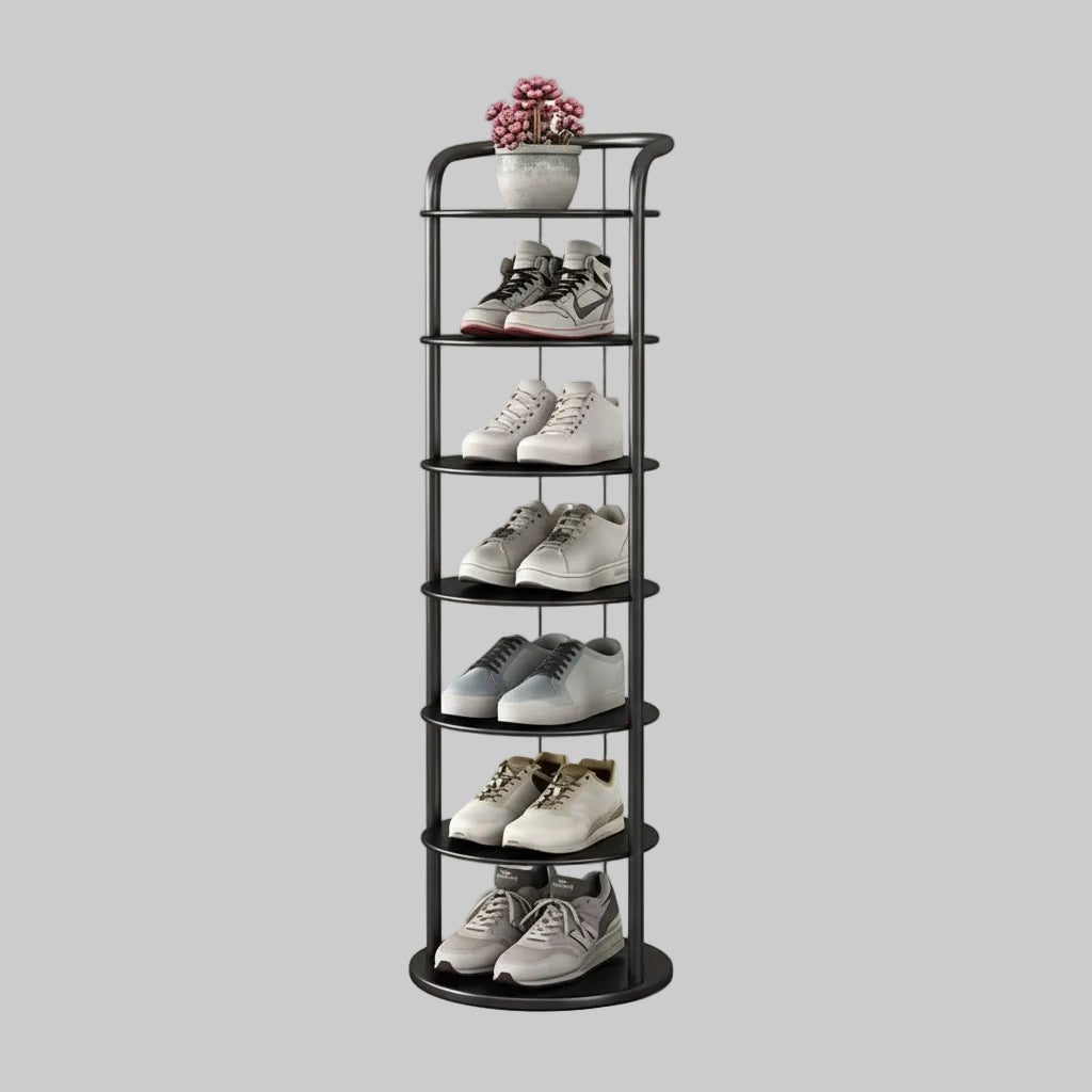 Schuhregal Vertikale Aufbewahrung Metall Organizer Flur Schrank