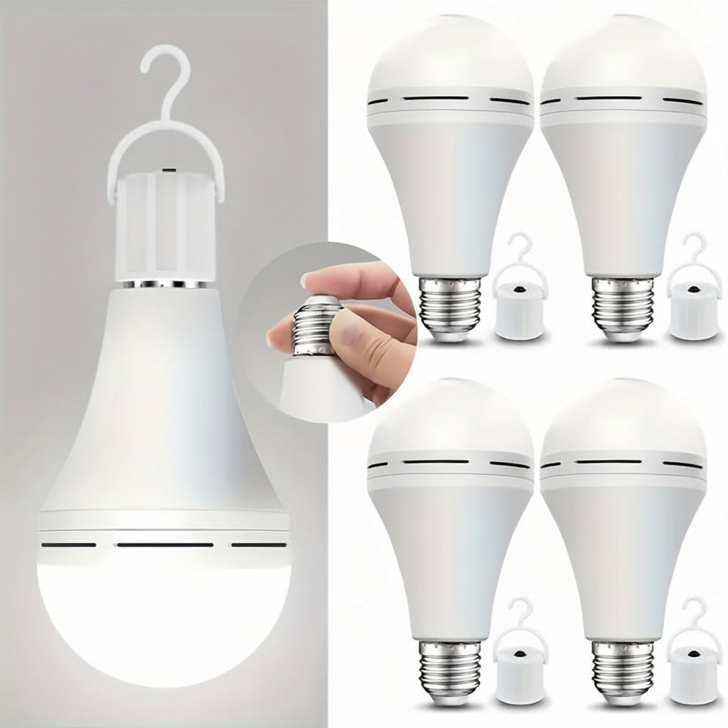 Bombilla LED Recargable de Emergencia Luz Blanca Potente