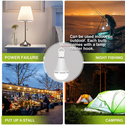 Bombilla LED Recargable de Emergencia Luz Blanca Potente