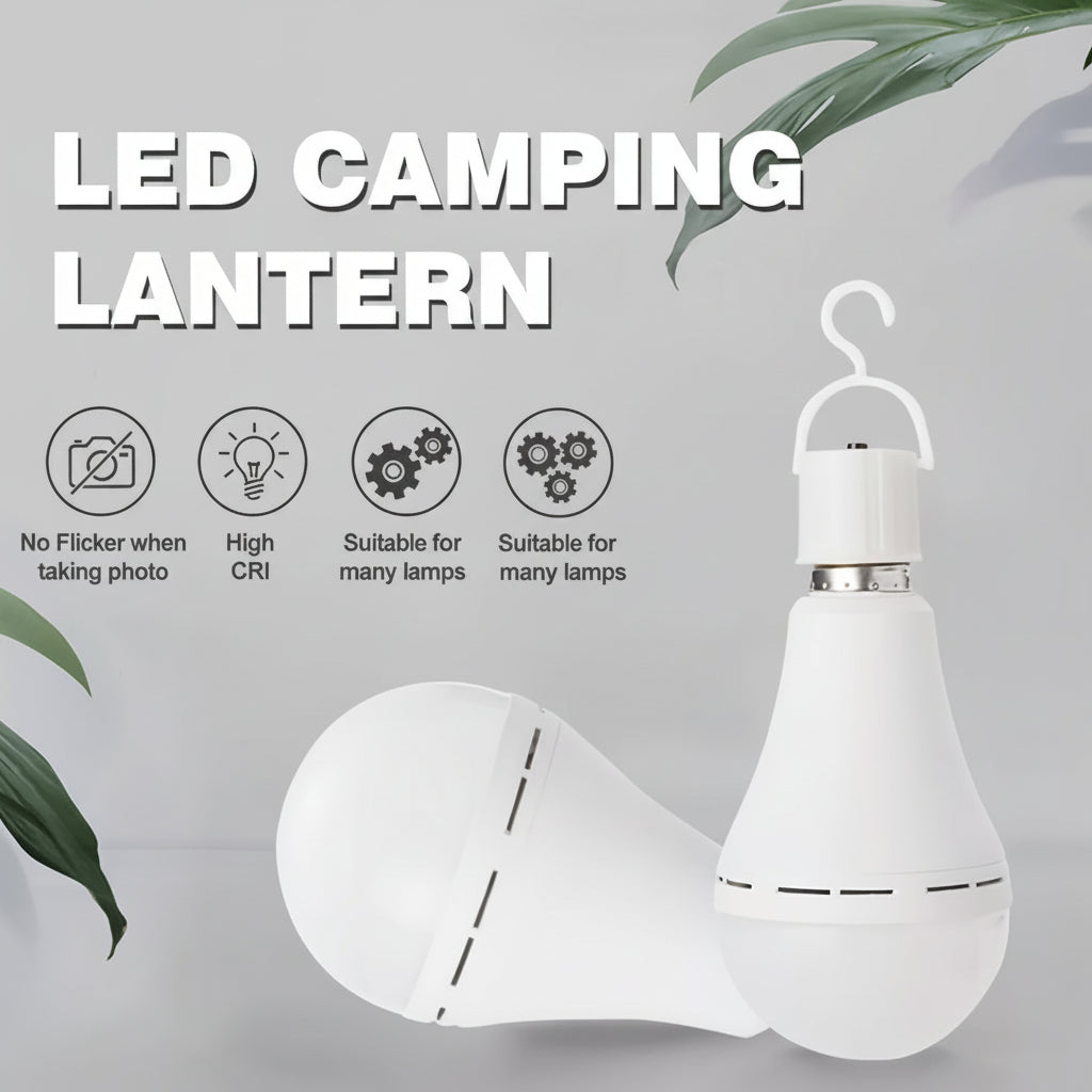 Bombilla LED Recargable de Emergencia Luz Blanca Potente