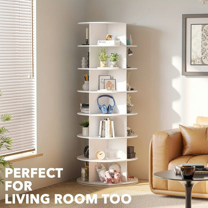 Estante para Sapatos Rotativa Vertical Organizador de Plástico para Poupar Espaço