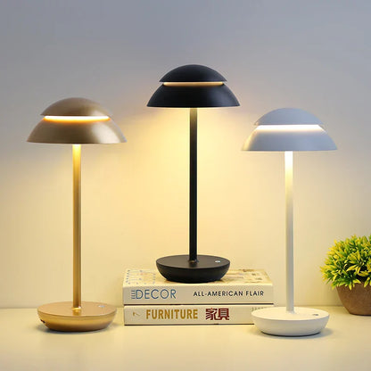 Lampă de masă reîncărcabilă PowerLuxe | Iluminat wireless modern