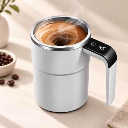 Wiederaufladbarer Kaffeebecher, tragbar, selbstumrührend, für unterwegs