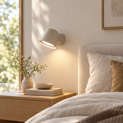 Genopladelig LED-væglampe, moderne indendørs væglampe