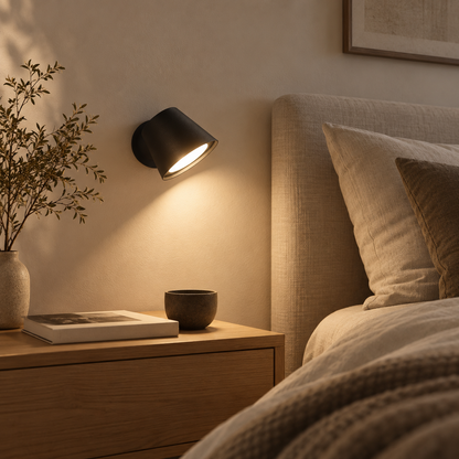 Genopladelig LED-væglampe, moderne indendørs væglampe
