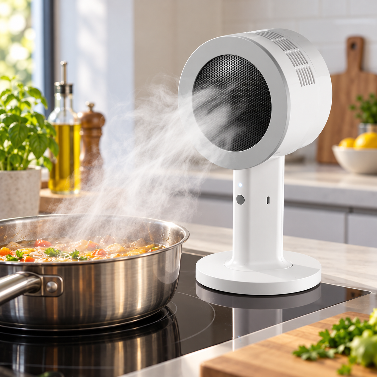Rechargeable Portable Range Hood Kitchen Hood Compact USB