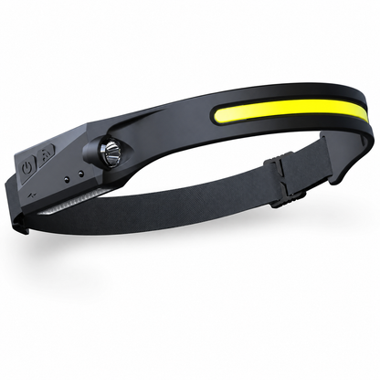 Rechargeable Headlamp LED Adjustable Strap Lightweight