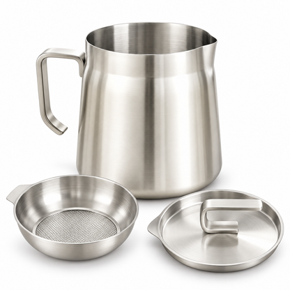 Reusable Cooking Oil Strainer Stainless Steel Frying Pot