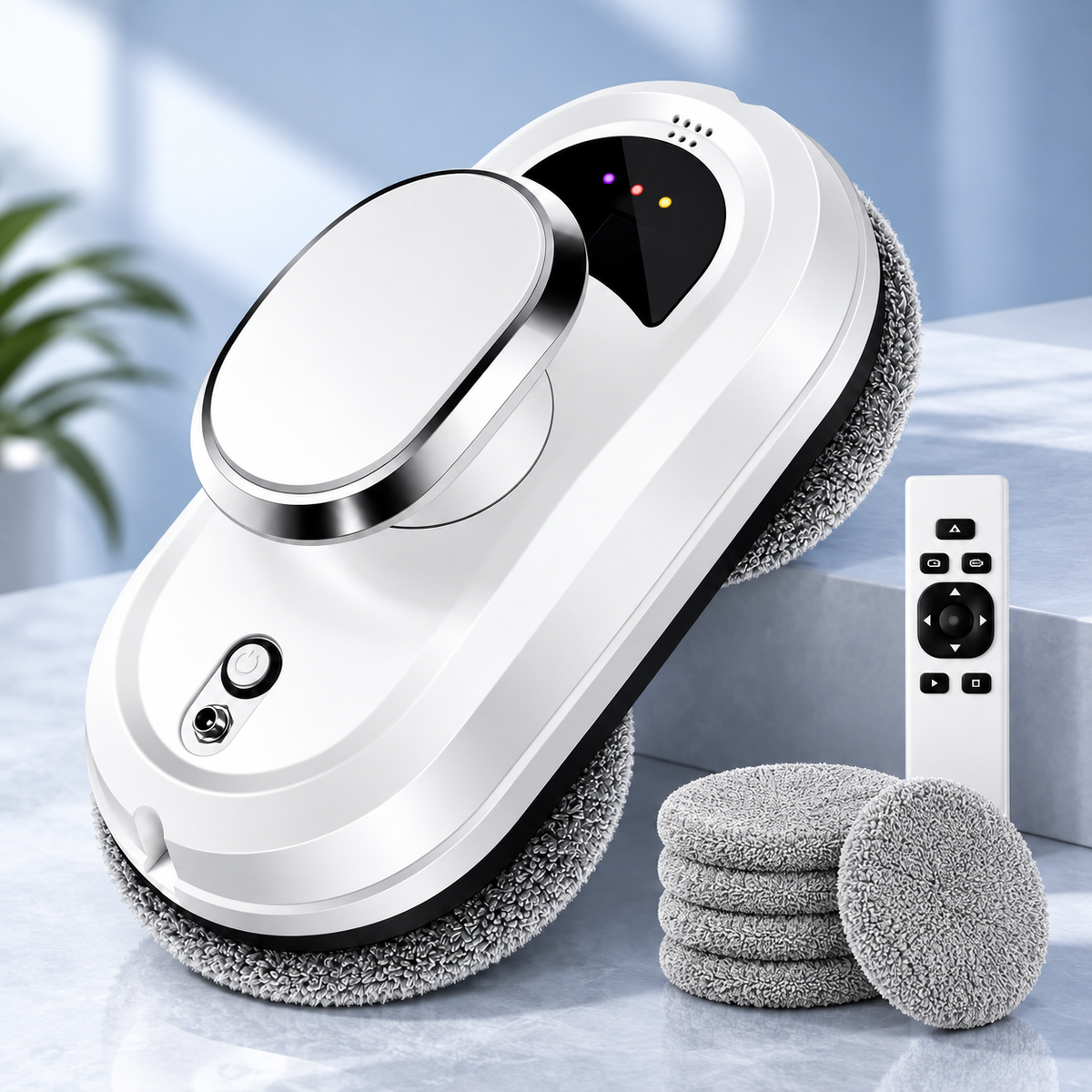Robot de curățat geamuri, aparat electrocasnic inteligent și automat