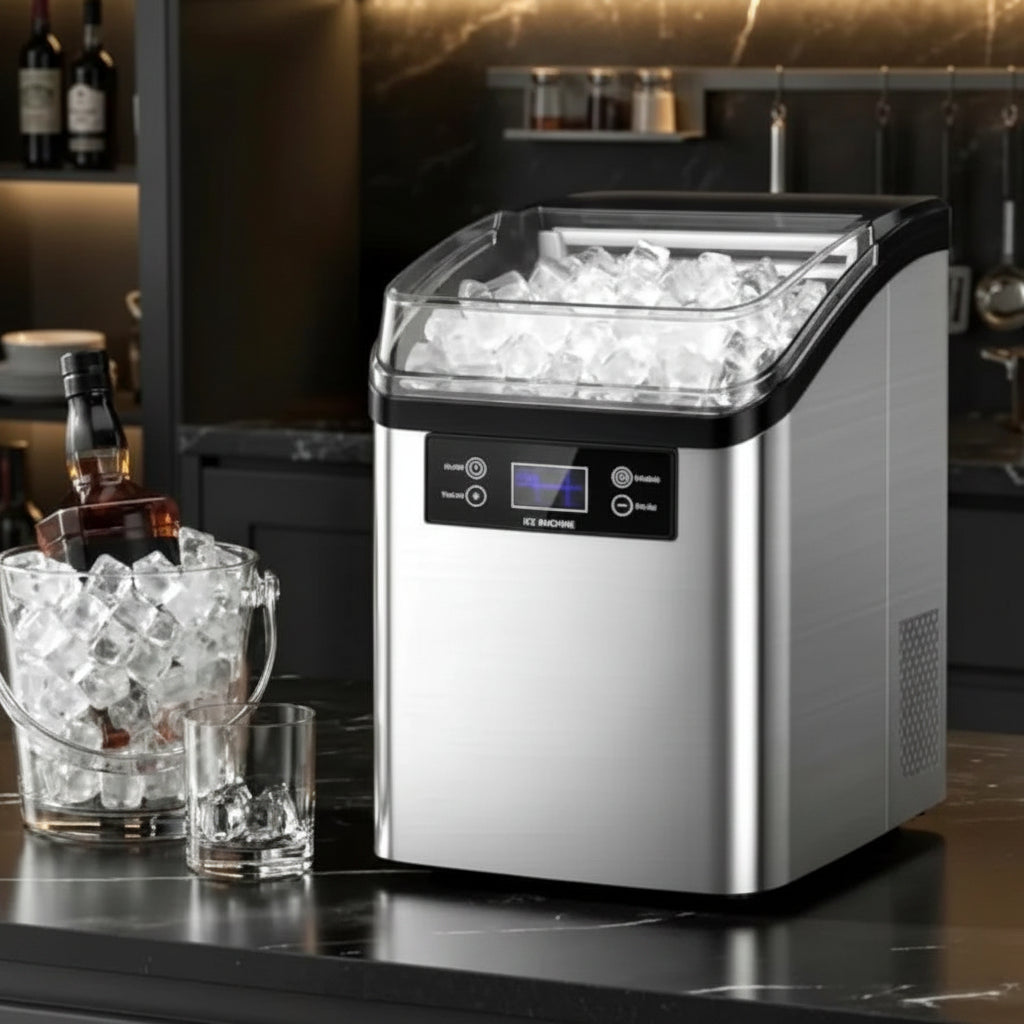 Automatische Eiswürfelmaschine für die Arbeitsplatte mit großer Kapazität