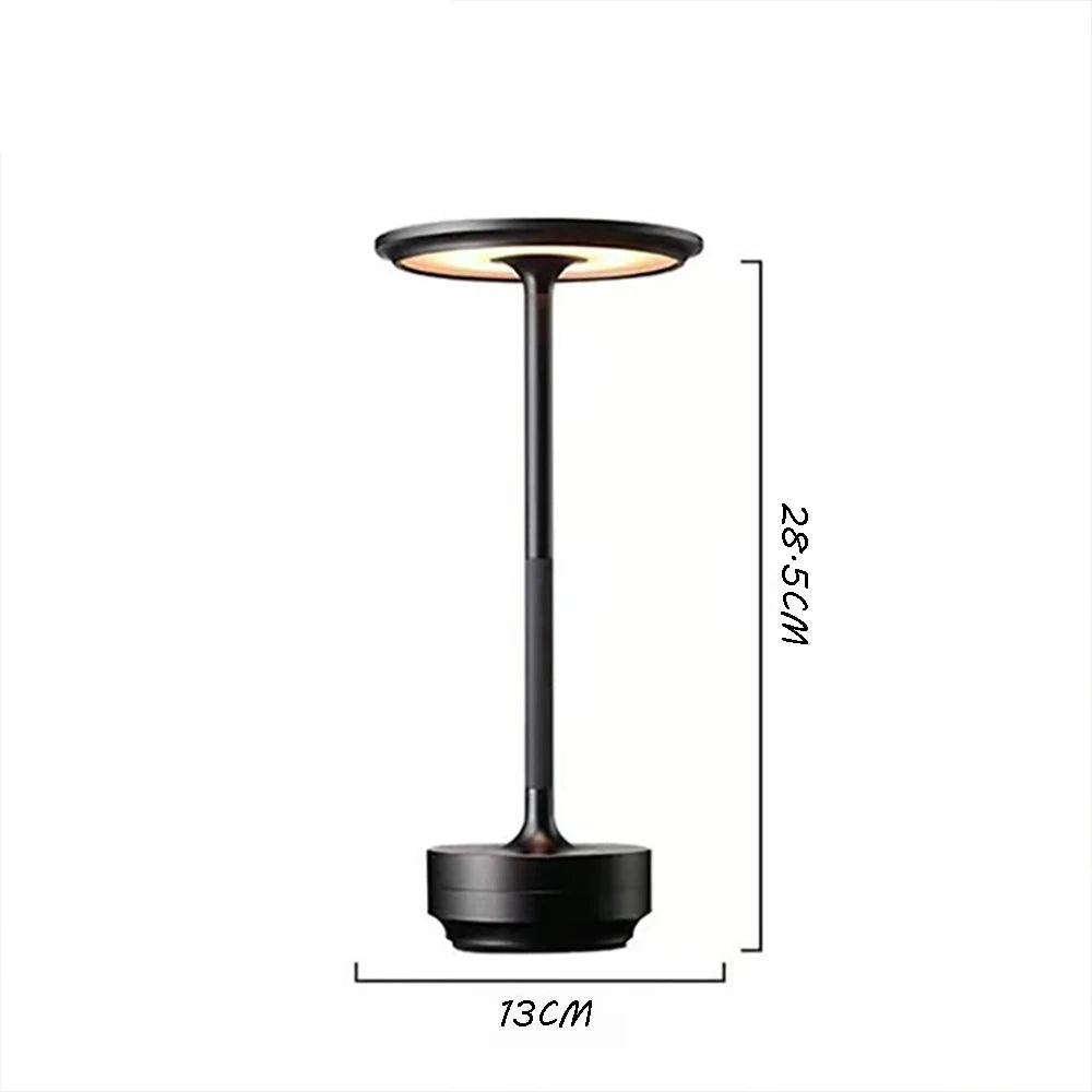 Candeeiro de Secretária Recárregavel com Toque | Luz de Mesa LED Regulável