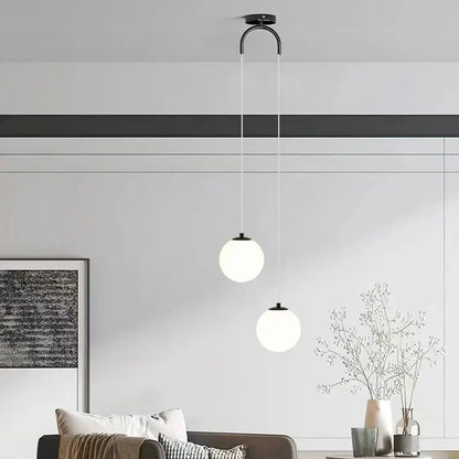 Lampada a sospensione Luna | Design nordico moderno con globo in vetro