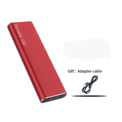 Disco Duro Externo Portátil SSD USB 3.2 Unidad de Almacenamiento Rápido
