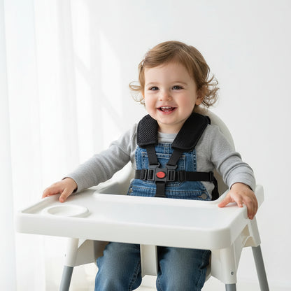 Cinto de Segurança Infantil para Cadeirinha de Carro com Alças Ajustáveis e Almofadado Suave