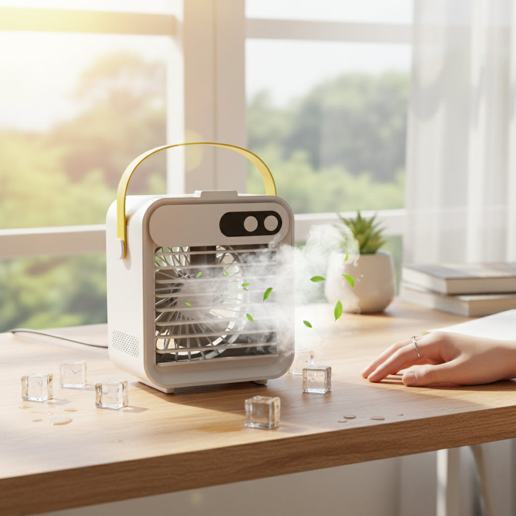 Aer condiționat portabil Mini umidificator cu ceață Ventilator de răcire