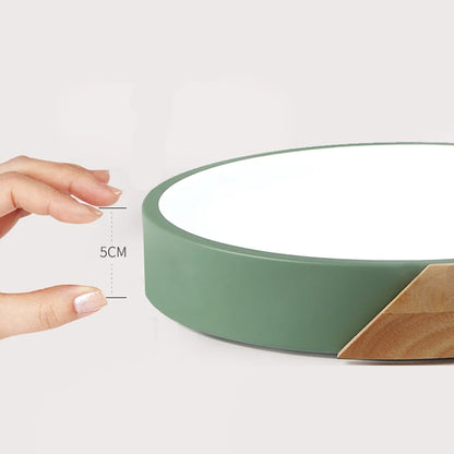 LED-Deckenleuchte | Modernes nordisches Holzdesign