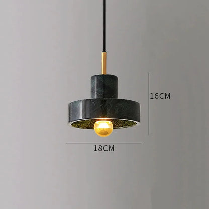 Marmor-Hängeleuchte | Postmodernes Design aus Naturstein