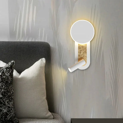 HaloBeam Lampada da Parete | Design Nordico Moderno a Doppio LED