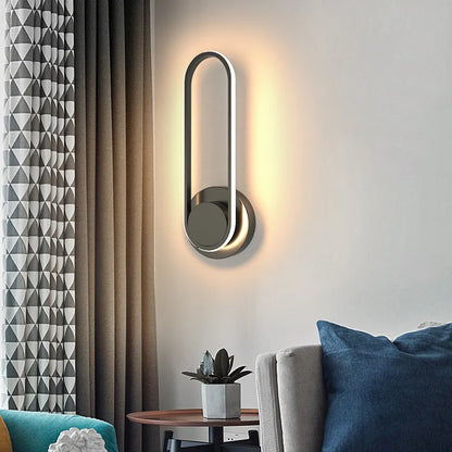 Lampada da parete LED moderna | Applique in alluminio rotante a 330°