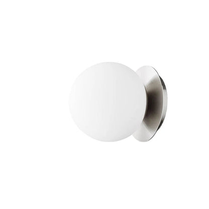 Lampada da parete in vetro Nordic Globe | Luce minimalista moderna per bagno e camera da letto