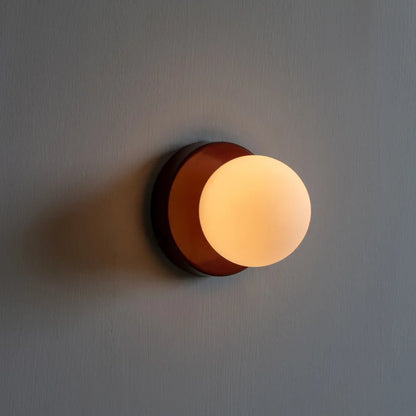 Macaron LED Væglampe | Moderne Farvet Glas Væglampe