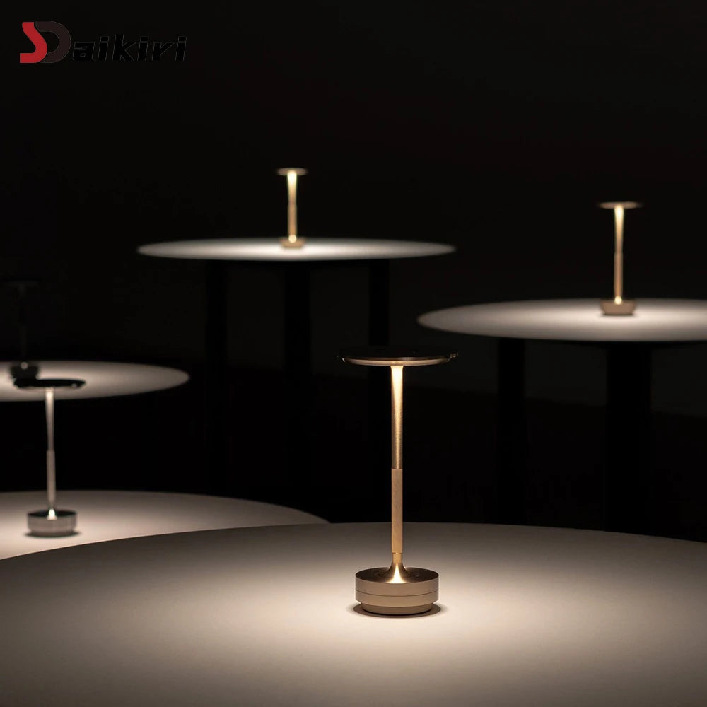 Candeeiro de Secretária Recárregavel com Toque | Luz de Mesa LED Regulável